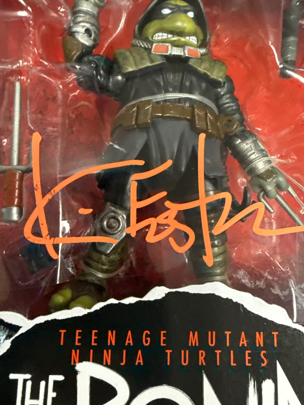 TEENAGE MUTANT NINJA TURTLES THE LAST RONIN PX PREVIEWS EXCLUSIVE SIGNED FIGURE KEVIN EASTMAN