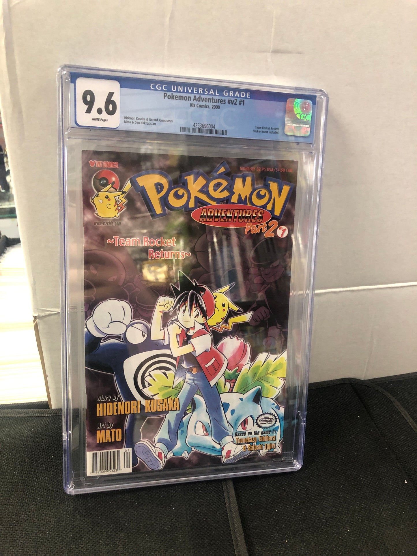 POKÉMON ADVENTURES #1 CGC 9.6 WP (VIZ COMICS 2000, VOL 2)