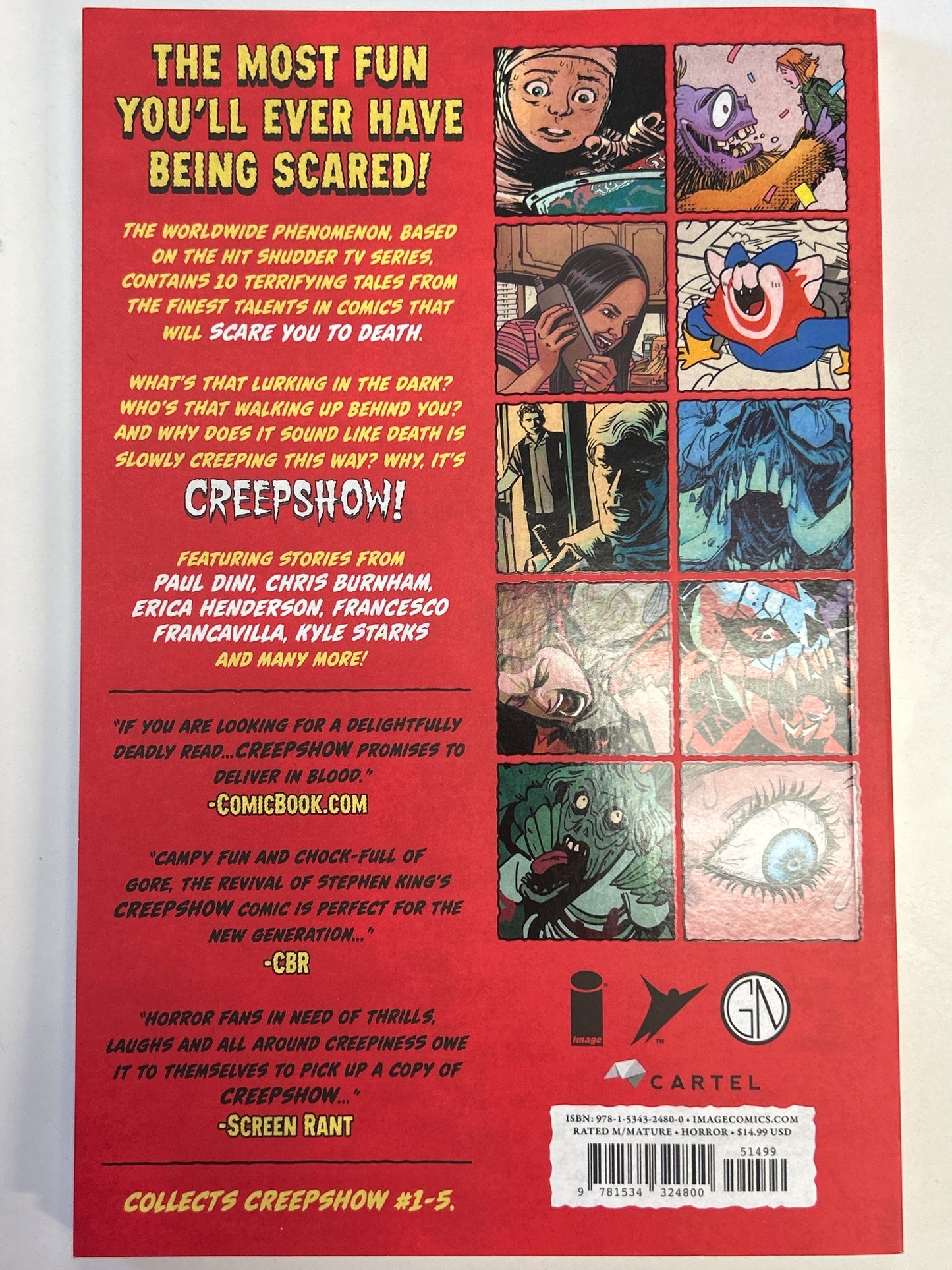IMAGE COMICS CREEPSHOW TALES OF SUSPENSE AND HORROR VOL. 1 TRADE PAPERBACK