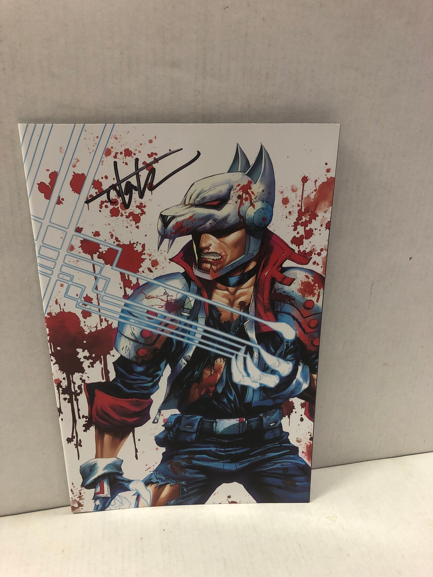 WHATNOT PUBLISHING NINJA FUNK 1 VIRGIN VARIANT SIGNED BY TYLER KIRKHAM WITH COA NM