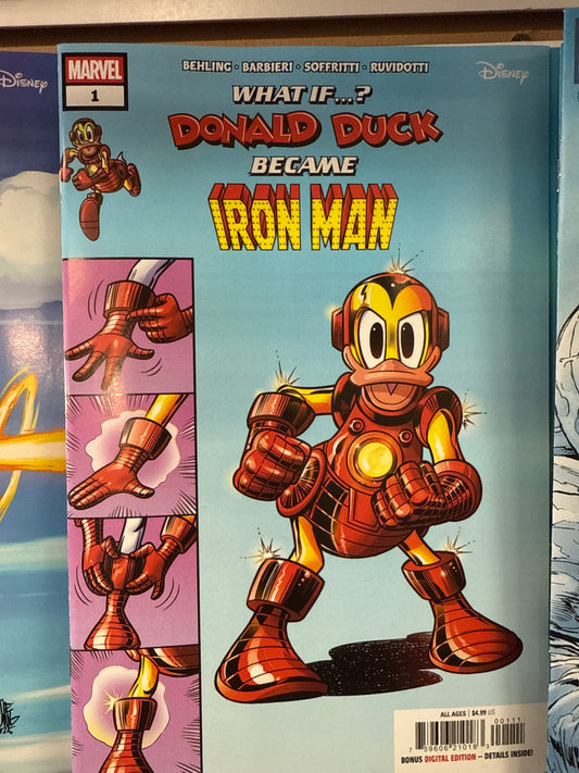 Marvel Comics What if ? Donald Duck became Iron Man