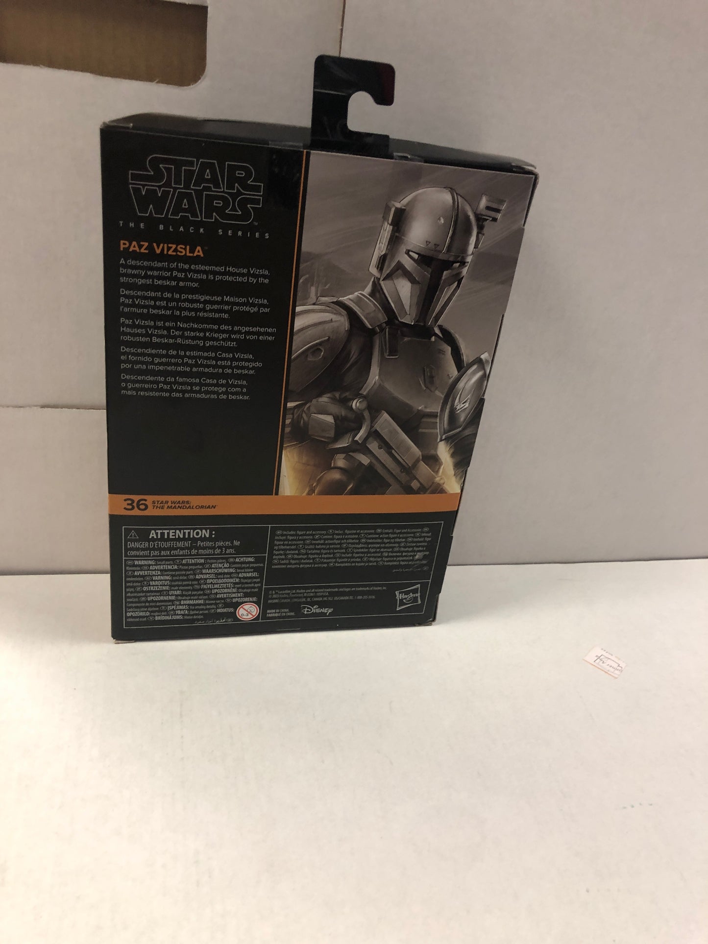 HASBRO STAR WARS THE BLACK SERIES STAR WARS THE MANDALORIAN PAZ VIZSLA GREAT CONDITION