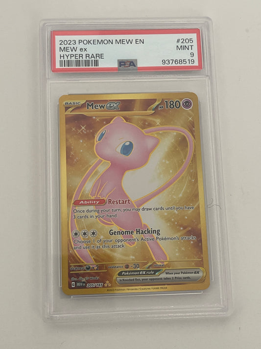 2023 POKEMON MEW EX HYPER RARE PSA 9