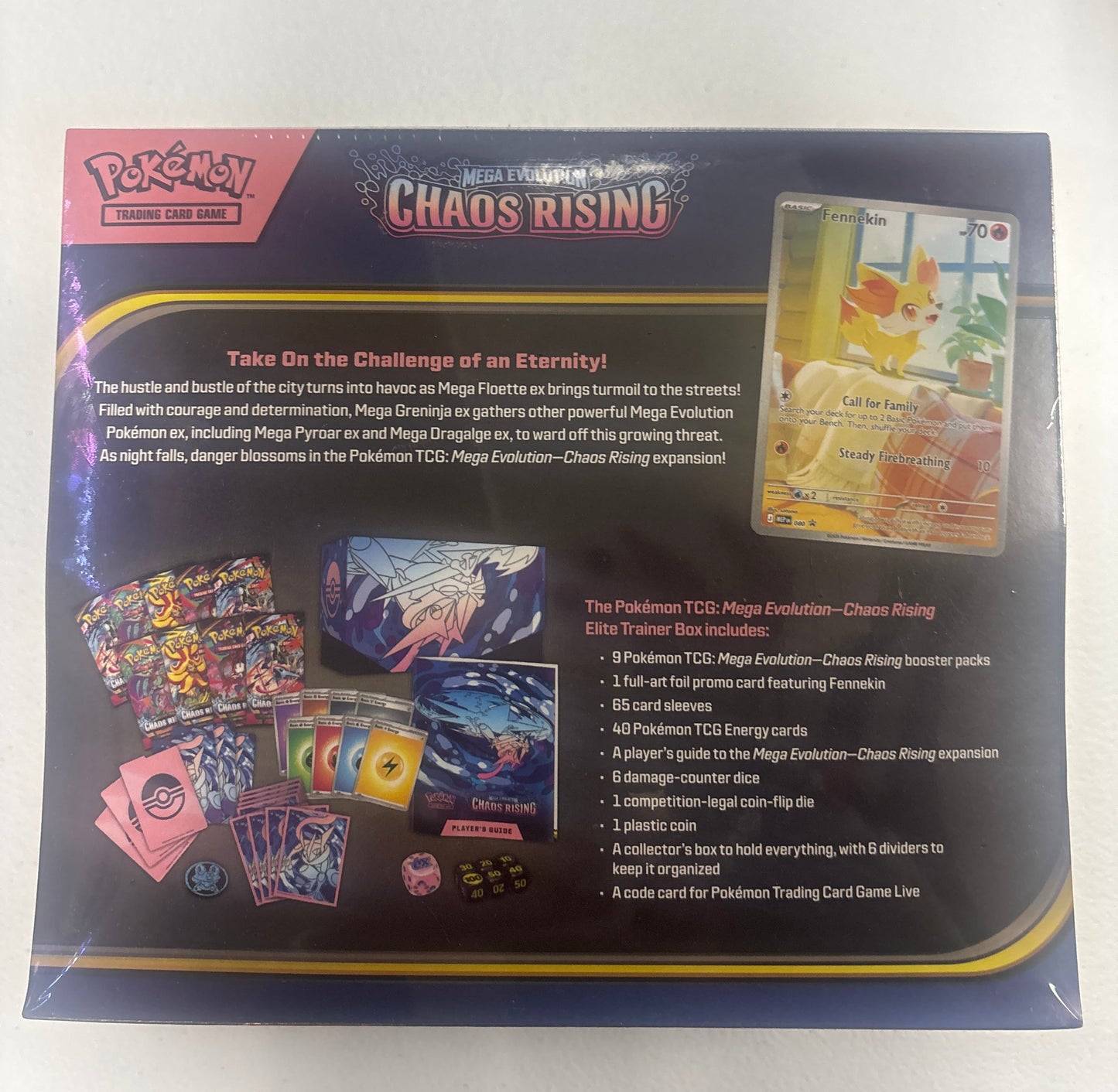 POKEMON MEGA EVOLUTION CHAOS RISING ELITE TRAINER BOX