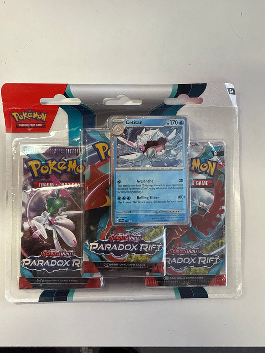 POKEMON TCG SCARLET & VIOLET TEMPORAL FORCES 3 PACK BLISTER
