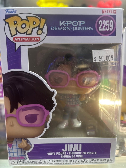 FUNKO POP ANIMATION K-POP DEMON HUNTERS JINU
