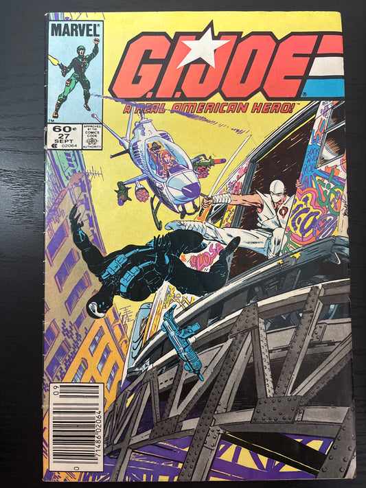 MARVEL G.I. JOE #27 NEWSSTAND
