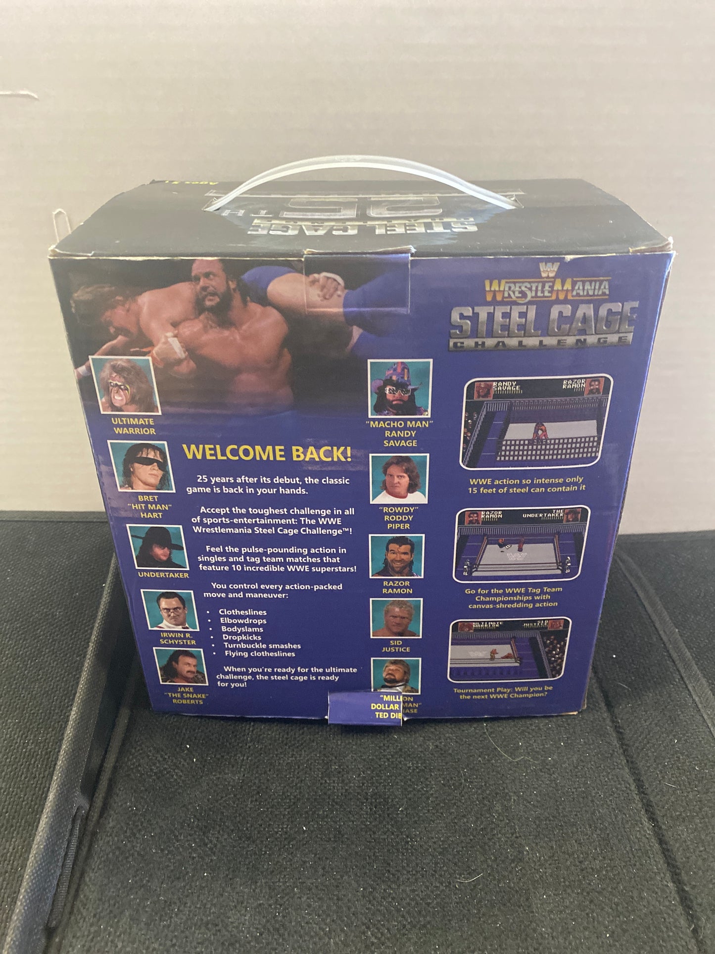 PLUG AND PLAY WWF WRESTLEMANIA STEEL CAGE CHALLENGE TV GAME