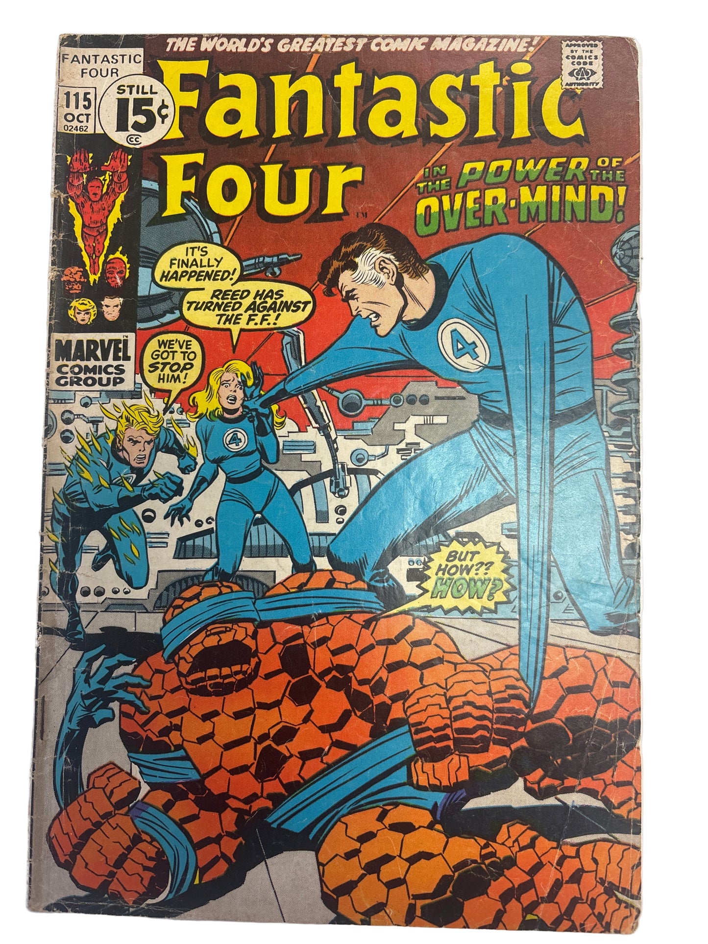 1971 MARVEL COMICS FANTASTIC FOUR #115