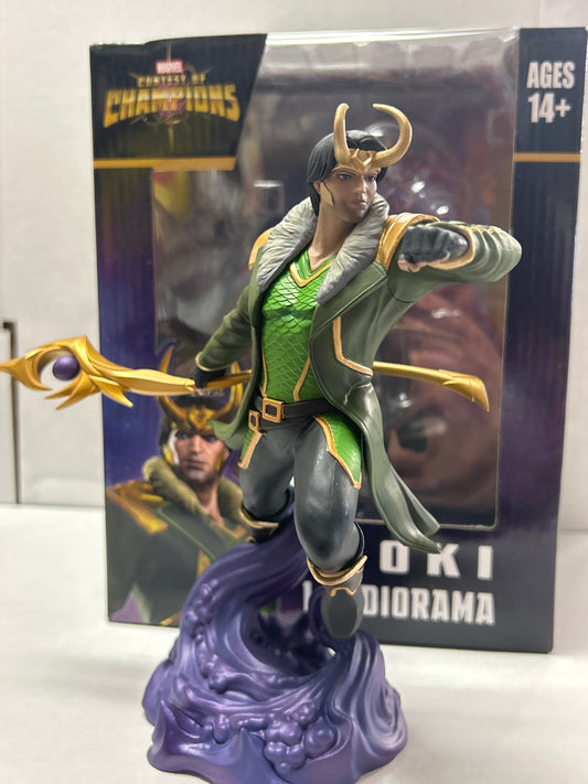 MARVEL GAMERVERSE CONTEST OF CHAMPIONS LOKI 1:10 DIORAMA