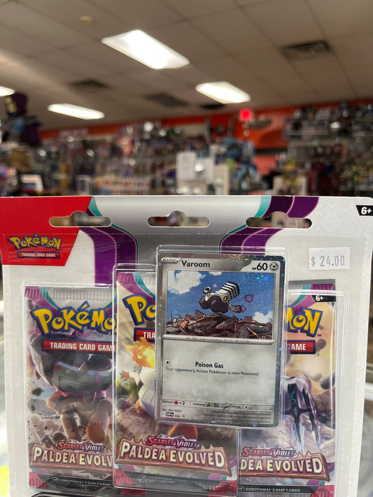 POKÉMON TCG SCARLET & VIOLET PALDEA EVOLVED 3 PACK BLISTER