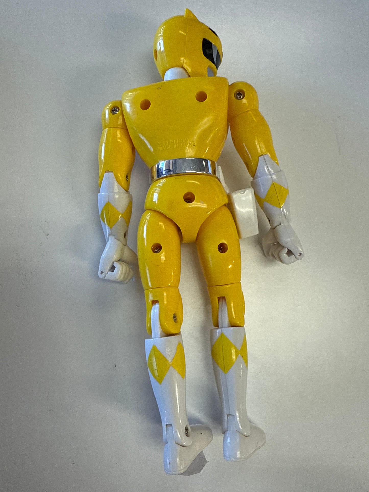 1993 Mighty Morphin Power Rangers Yellow Ranger Figure