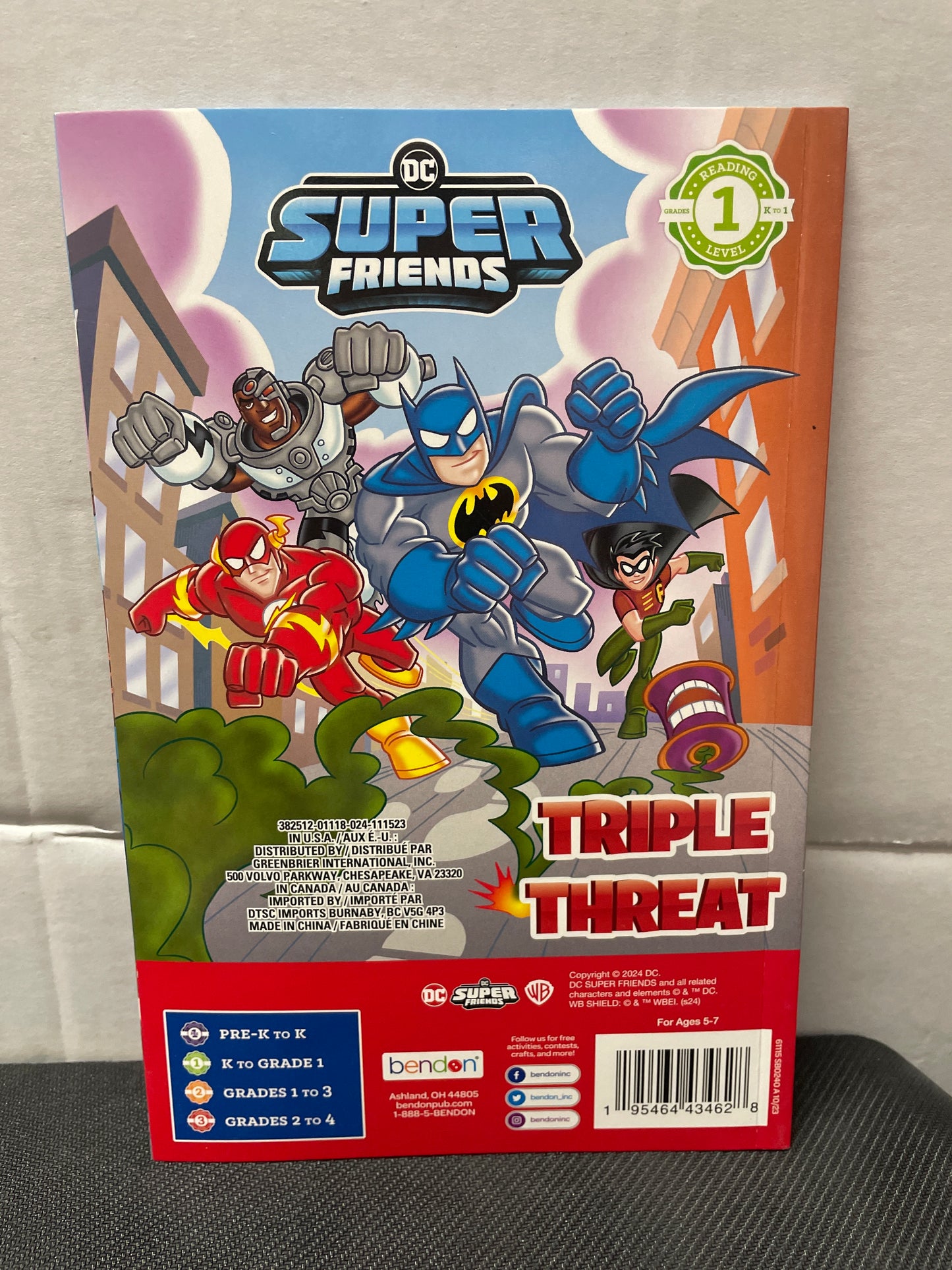 DC SUPER FRIENDS TRIPLE THREAT, or WONDER WOMAN, or BATMAN, or DC SUPER FRIENDS BATTLE BELOW, or SPONGEBOB THE PET SHOW (2024, READING LEVEL 1 & 2)