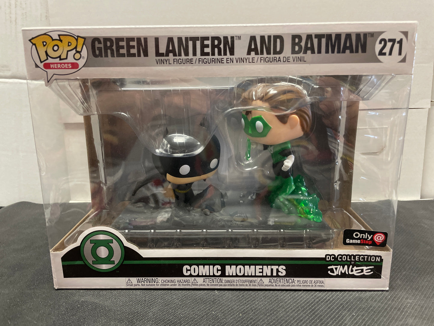 GREEN LANTERN AND BATMAN #271 FUNKO COMIC MOMENTS (2019 EXCELLENT CONDITION!) JIM LEE DC COLLECTION