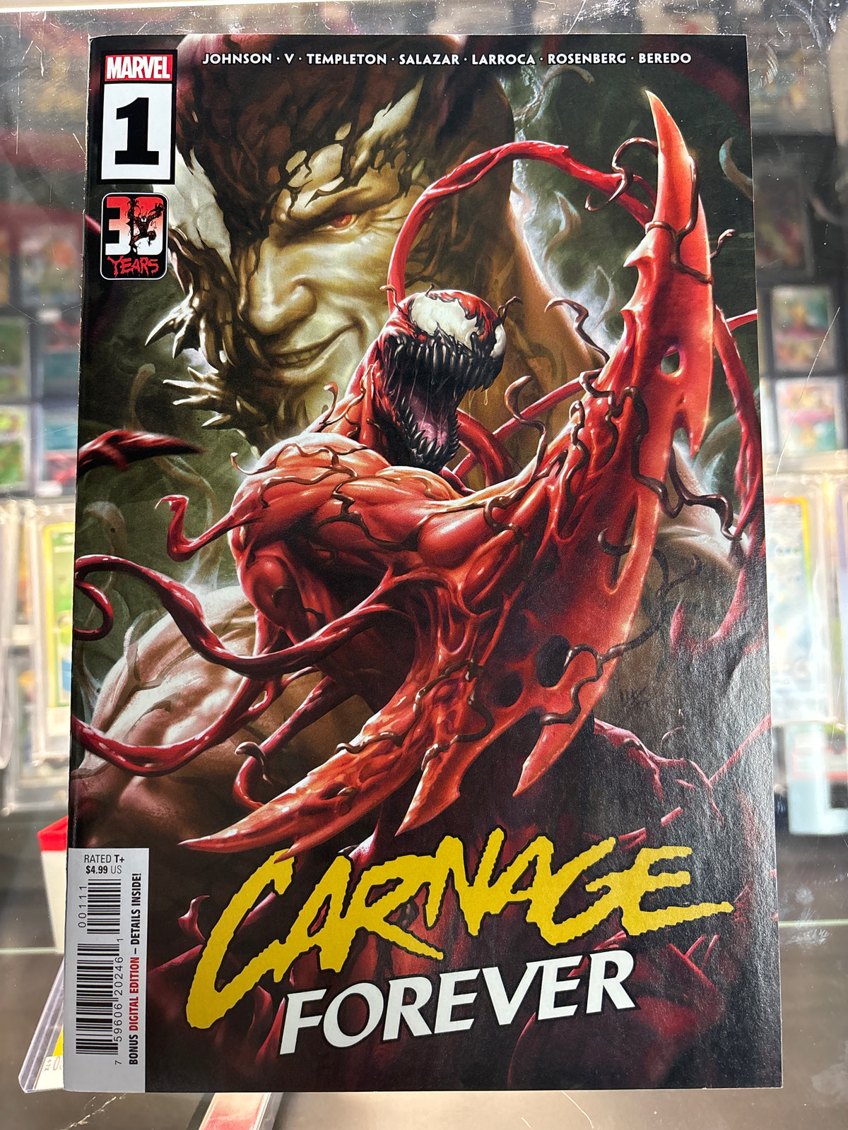 MARVEL 30 YEARS CARNAGE FOREVER #1