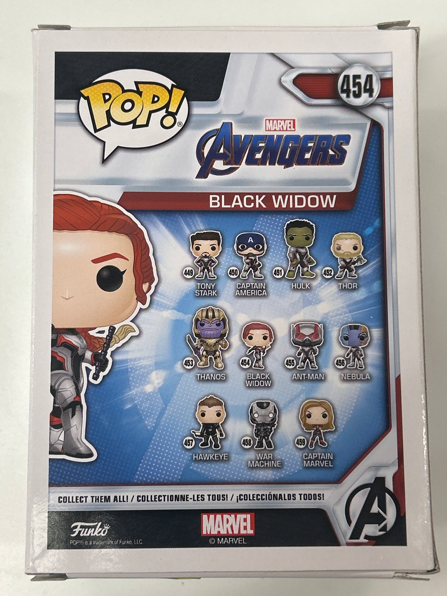 FUNKO POP MARVEL AVENGERS BLACK WIDOW GREAT CONDITION