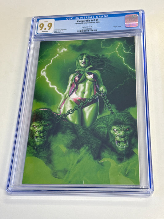 DYNAMITE VAMPIRELLA #V7 #1 VIRGIN COVER 1:50 INCENTIVE RATIO VARIANT CGC 9.9