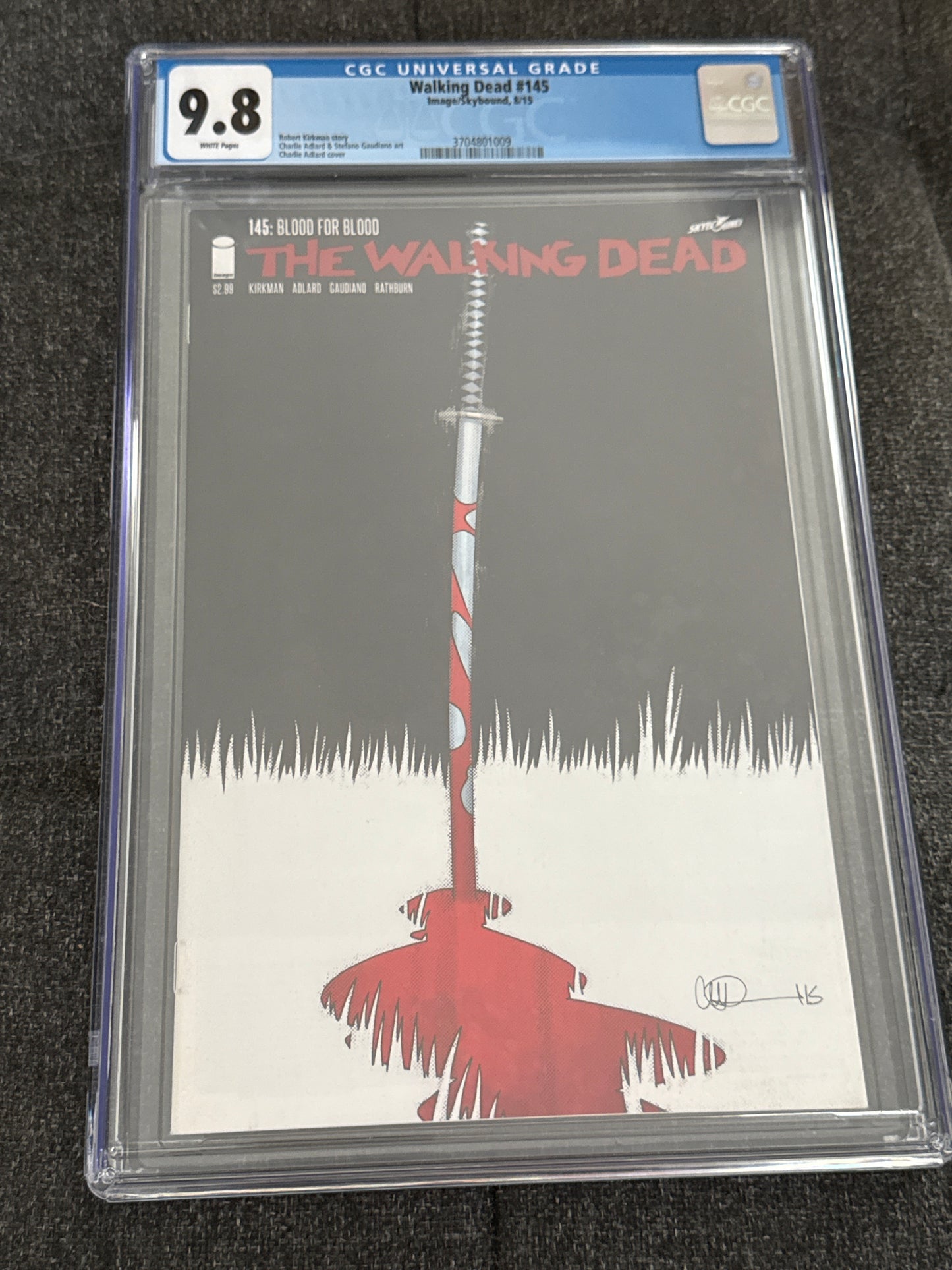 IMAGE COMICS WALKING DEAD #145 CGC 9.8