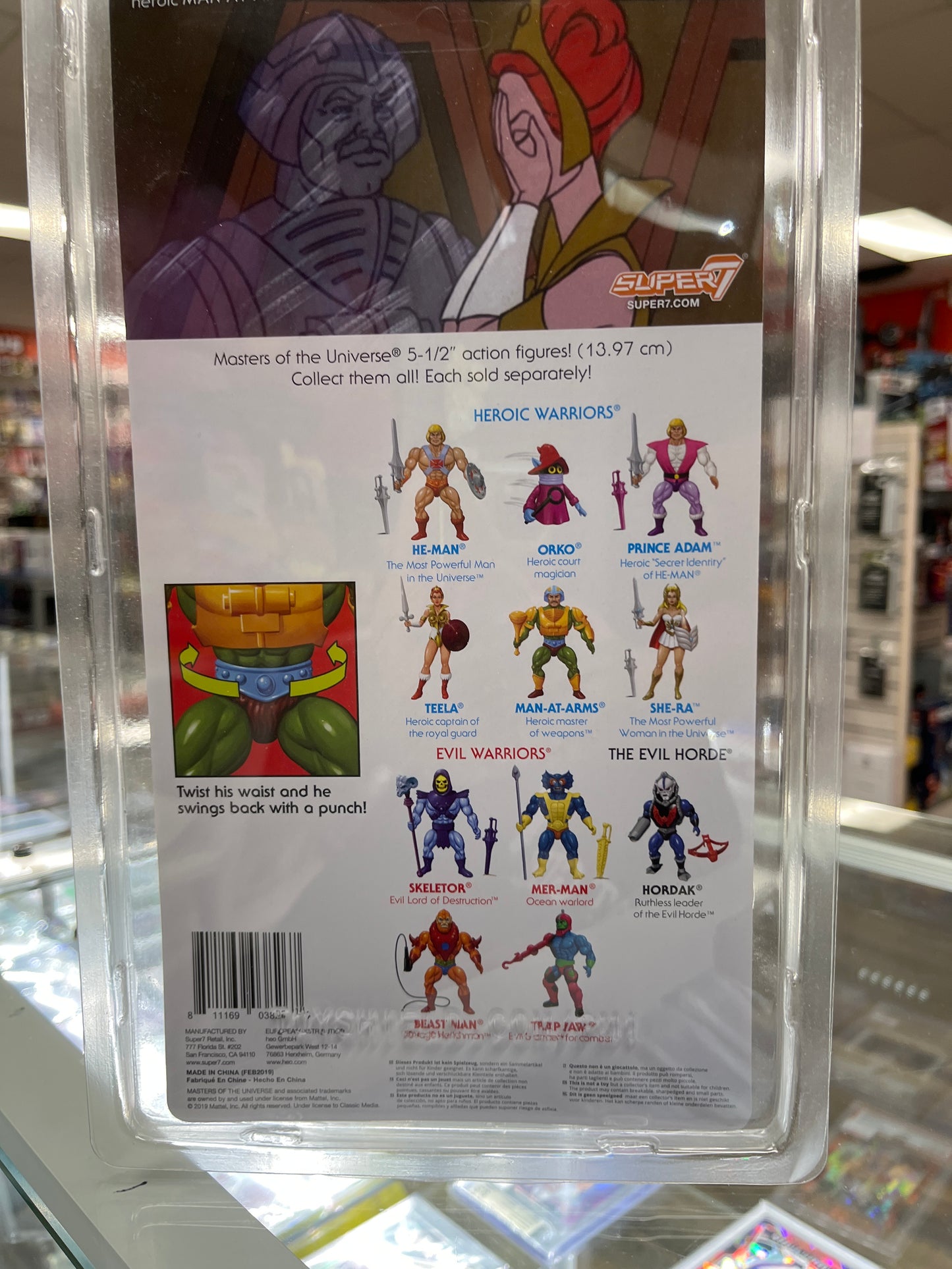 MASTERS OF THE UNIVERSE CRYSTAL MAN-AT-ARMS