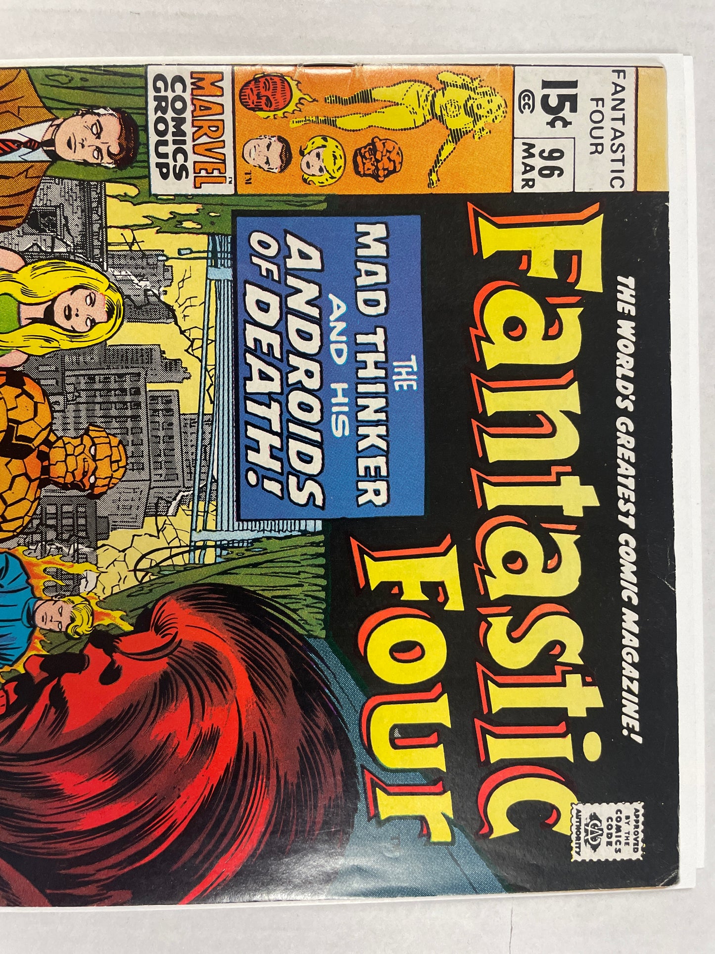 FANTASTIC FOUR #96 (MARVEL SILVER AGE, 1970) JACK KIRBY & STAN LEE!