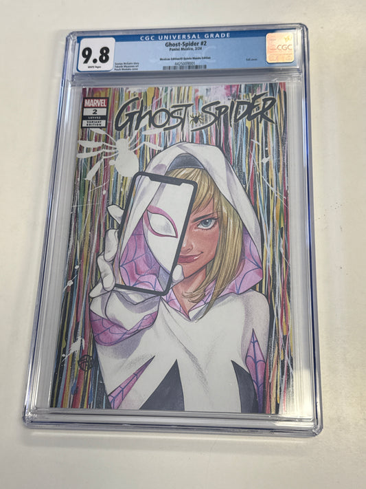 MARVEL GHOST SPIDER #2 MEXICAN EDITION FOIL CGC 9.8