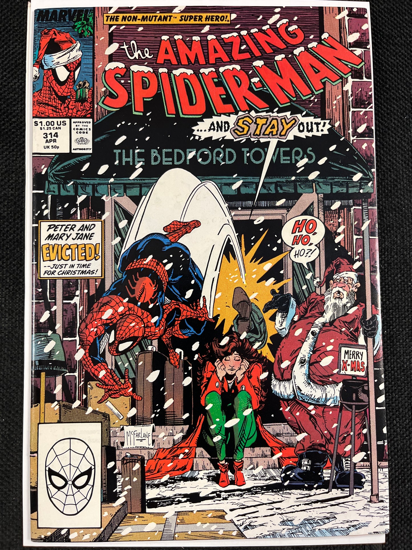 AMAZING SPIDER-MAN #314 VF/NM (1987, TODD MCFARLANE!)