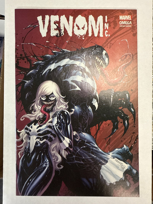 MARVEL COMICS AMAZING SPIDER-MAN VENOM INC OMEGA MARVEL COMICS TYLER KIRKHAM