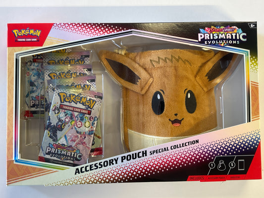 POKÉMON SCARLET & VIOLET PRISMATIC EVOLUTIONS EEVEE ACCESSORY POUCH SPECIAL COLLECTION