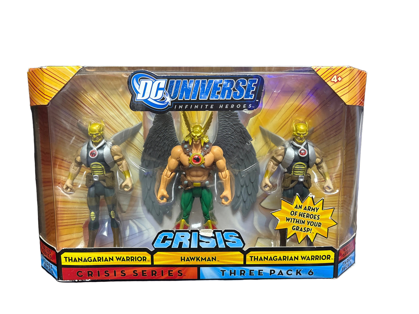 DC UNIVERSE INFINITE HEROES 3 PACK THANAGARIAN WARRIOR HAWKMAN CRISIS SERIES