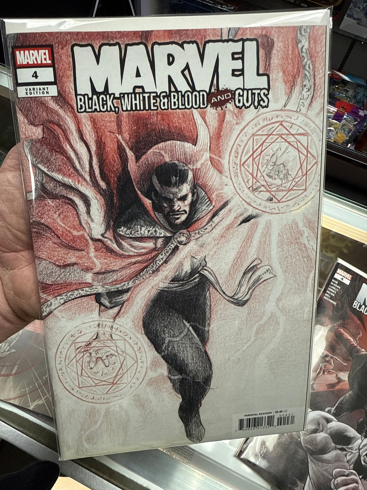 MARVEL COMICS MARVEL: BLACK, WHITE & BLOOD AND GUTS #4 MISTSUHIRO ARITA VARIANT