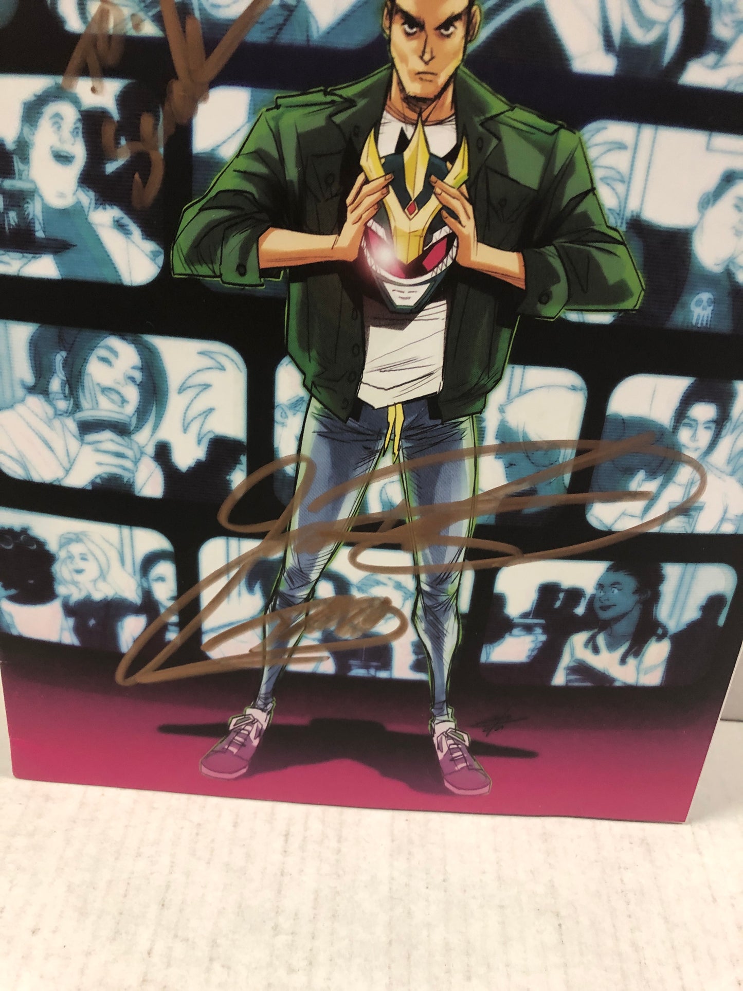 BOOM STUDIOS MIGHTY MORPHING POWER RANGERS 9 (2021) VARIANT SIGNED BY JASON DAVID FRANK NO COA