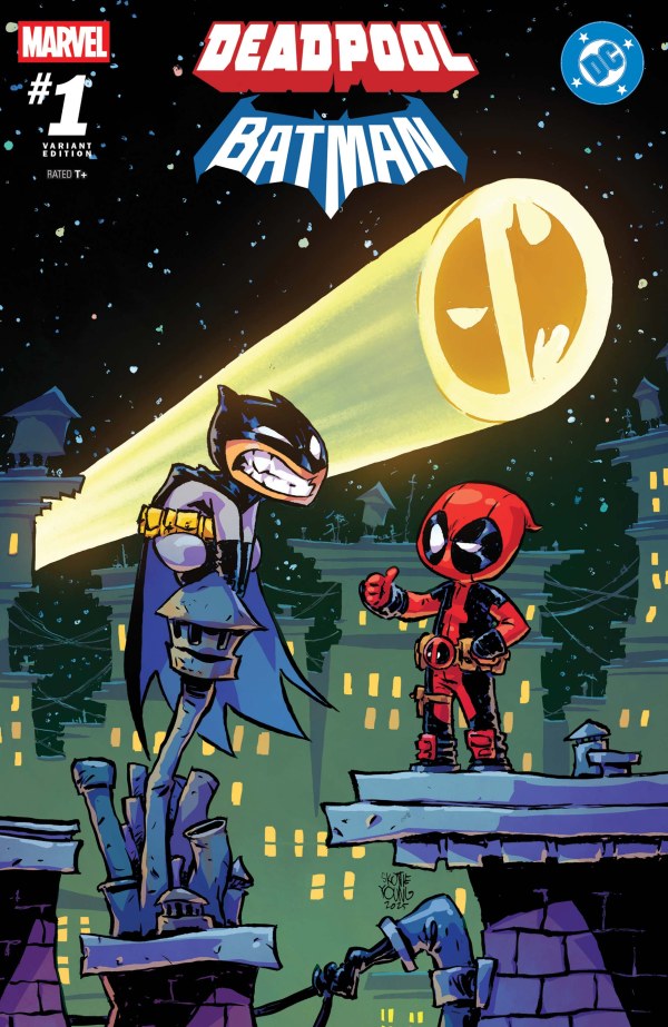 MARVEL/DC/ DEADPOOL/BATMAN #1 SKOTTIE YOUNG VARIANT
