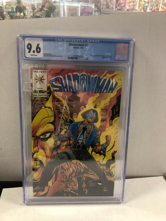 VALIANT COMICS SHADOWMAN #0 (1994) CGC 9.6 WP