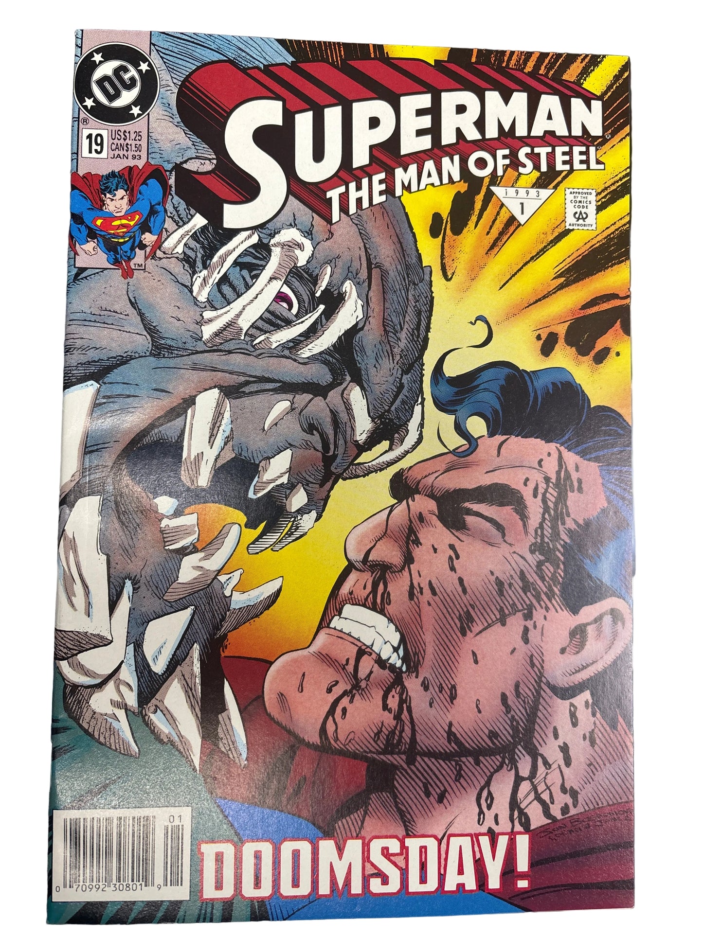 DC SUPERMAN THE MAN OF STEEL #19