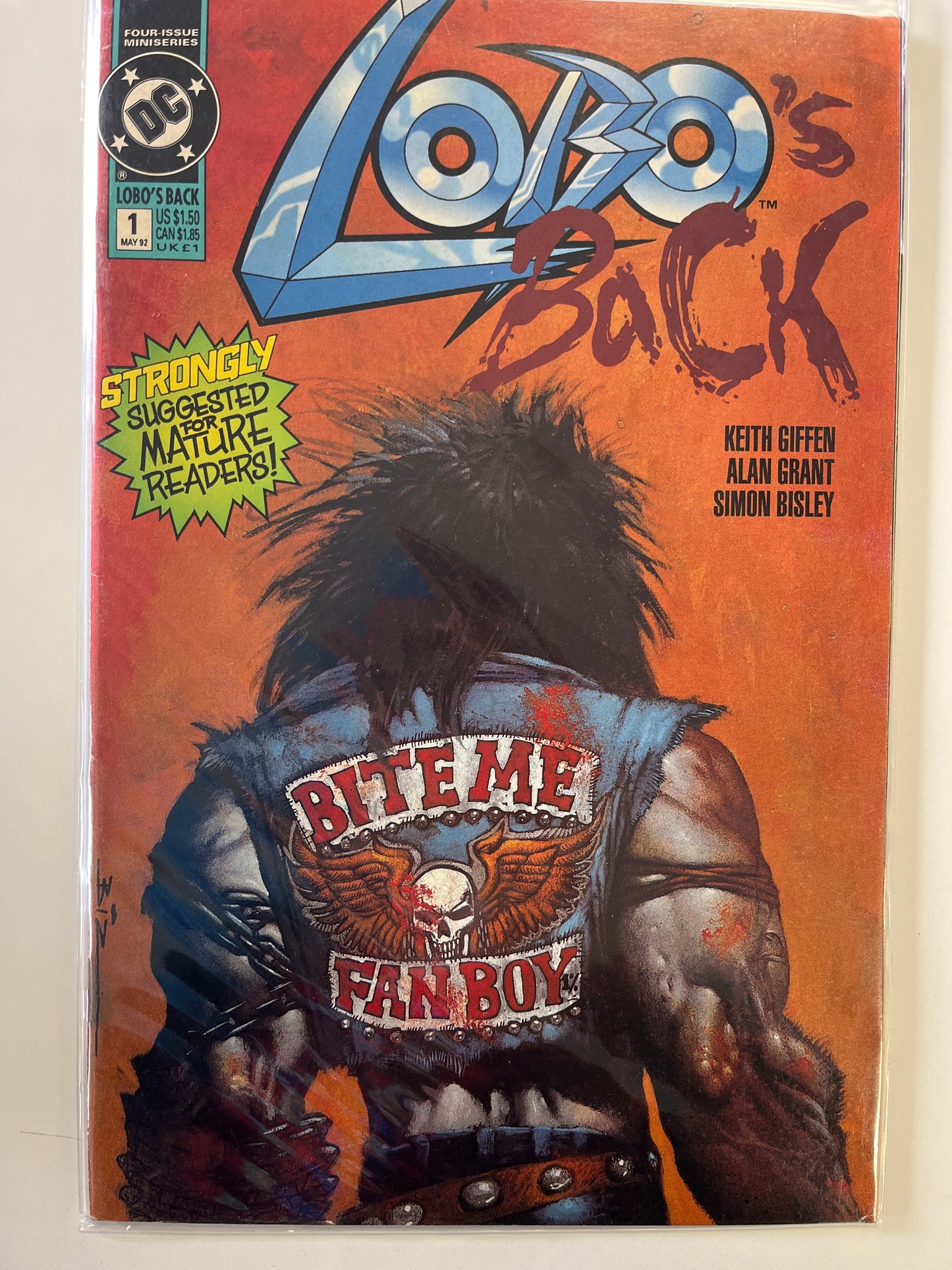 LOBO’S BACK DC 1 MAY 92