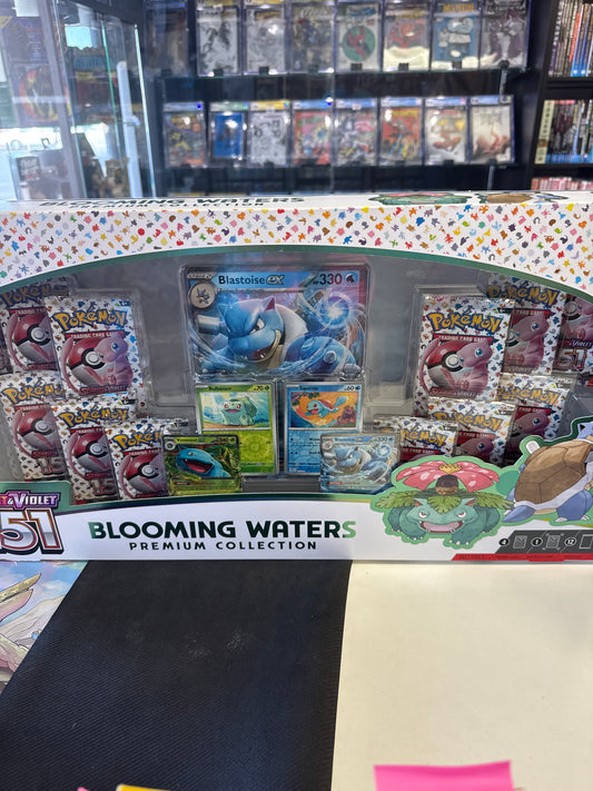 POKEMON TCG BLOOMING WATERS 151 box set .
