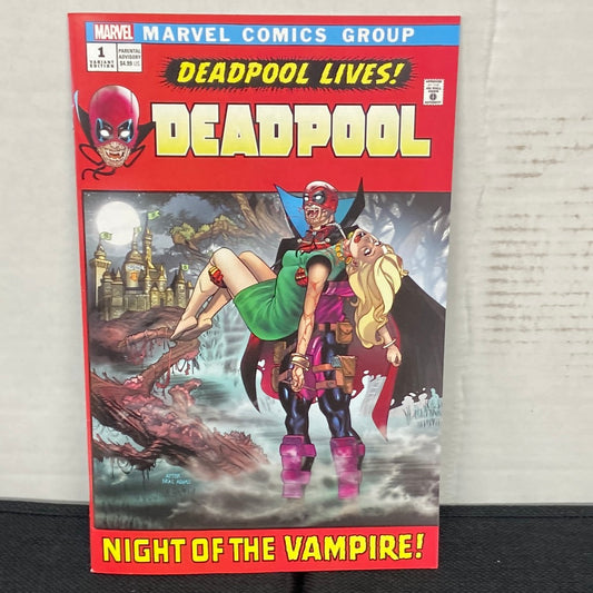 MARVEL COMICS DEADPOOL LIVES!  NIGHT OT THE VAMPIRE! 1 VARIANT