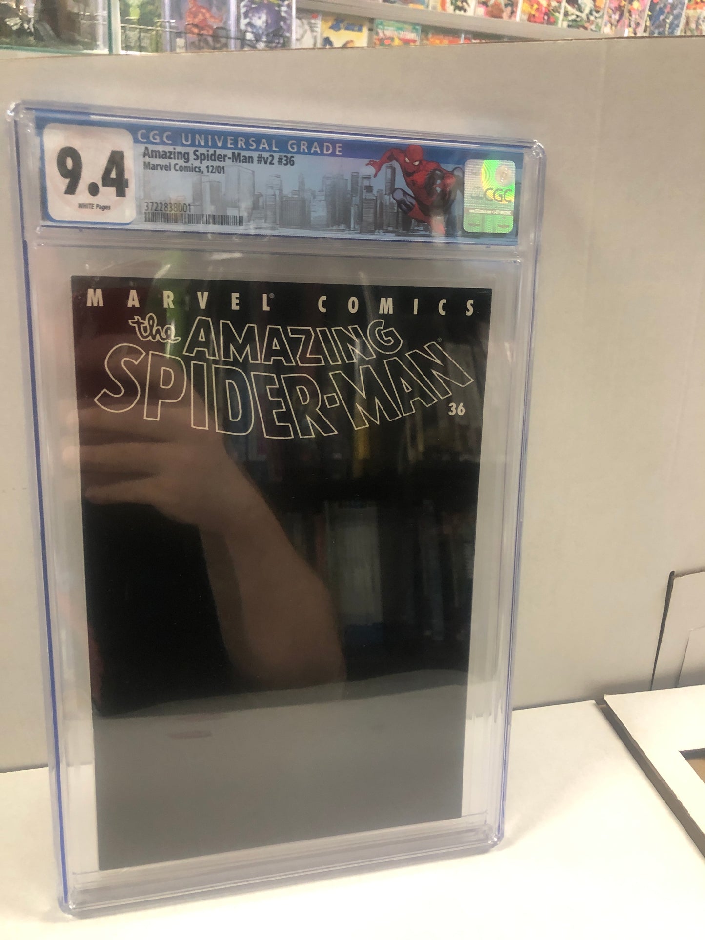 MARVEL COMICS AMAZING SPIDER-MAN #36 (2001) 9/11 STORY CGC 9.4 WP