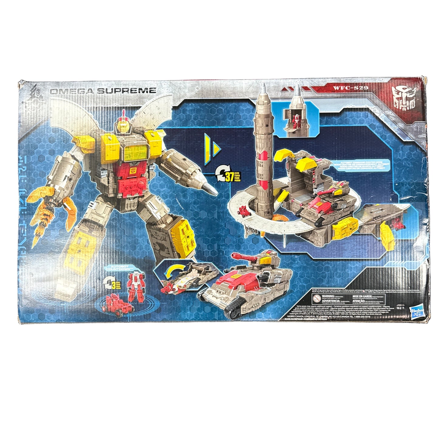 TAKARA TOMY TRANSFORMERS WAR FOR CYBERTRON TRILOGY OMEGA SUPREME HASBRO