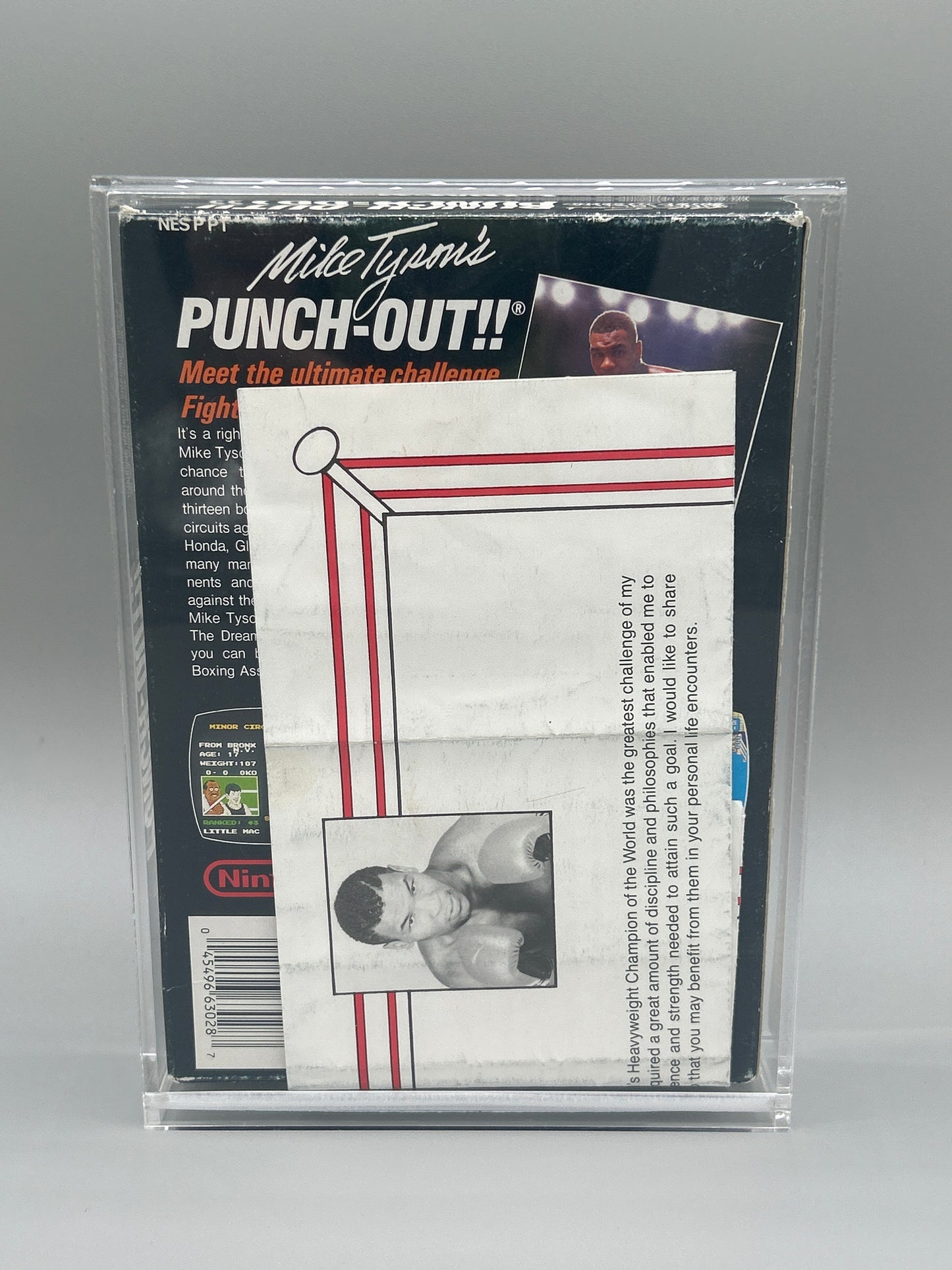 NINTENDO NES Mike Tyson’s Punch-Out!! In Box NEAR MINT/LIGHT PLAY