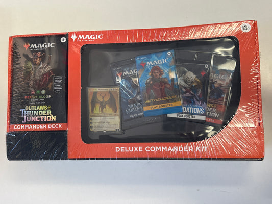 MAGIC THE GATHERING OUTLAWS OF THUNDER JUNCTION COMMANDER DECK BOX SEALED