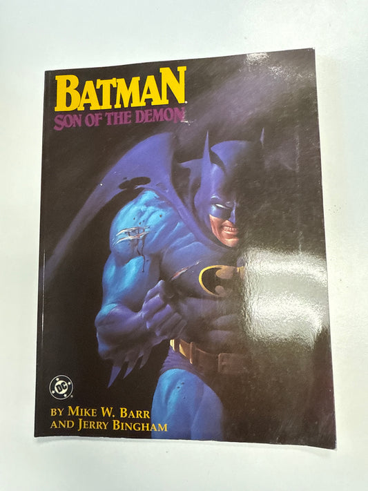 DC comics Batman, son of the Demon TRADE PAPERBACK OVERSIZED 1987 ￼