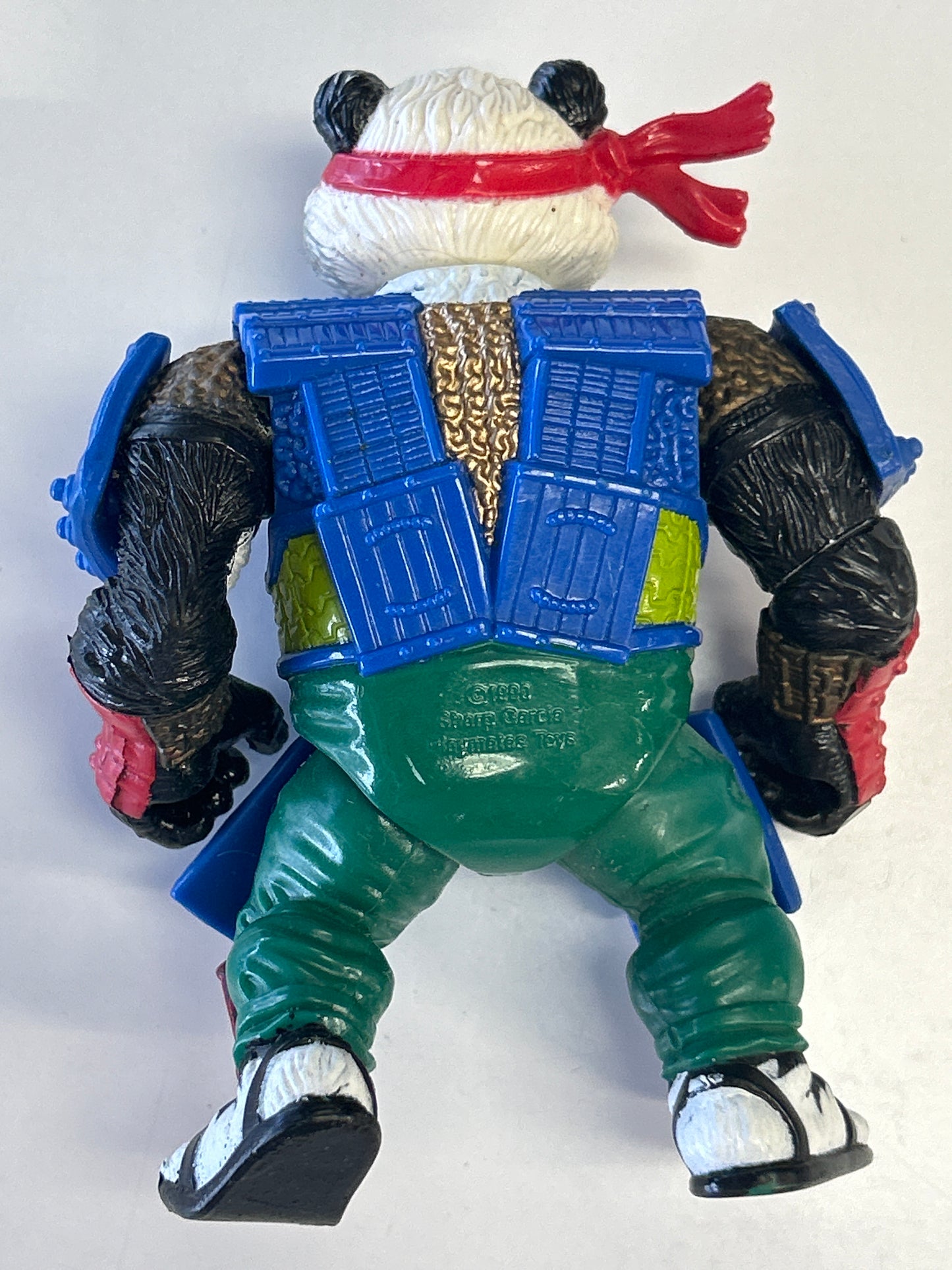 PLAYMATES TEENAGE MUTANT NINJA TURTLES PANDA KHAN 1990 TMNT INCOMPLETE