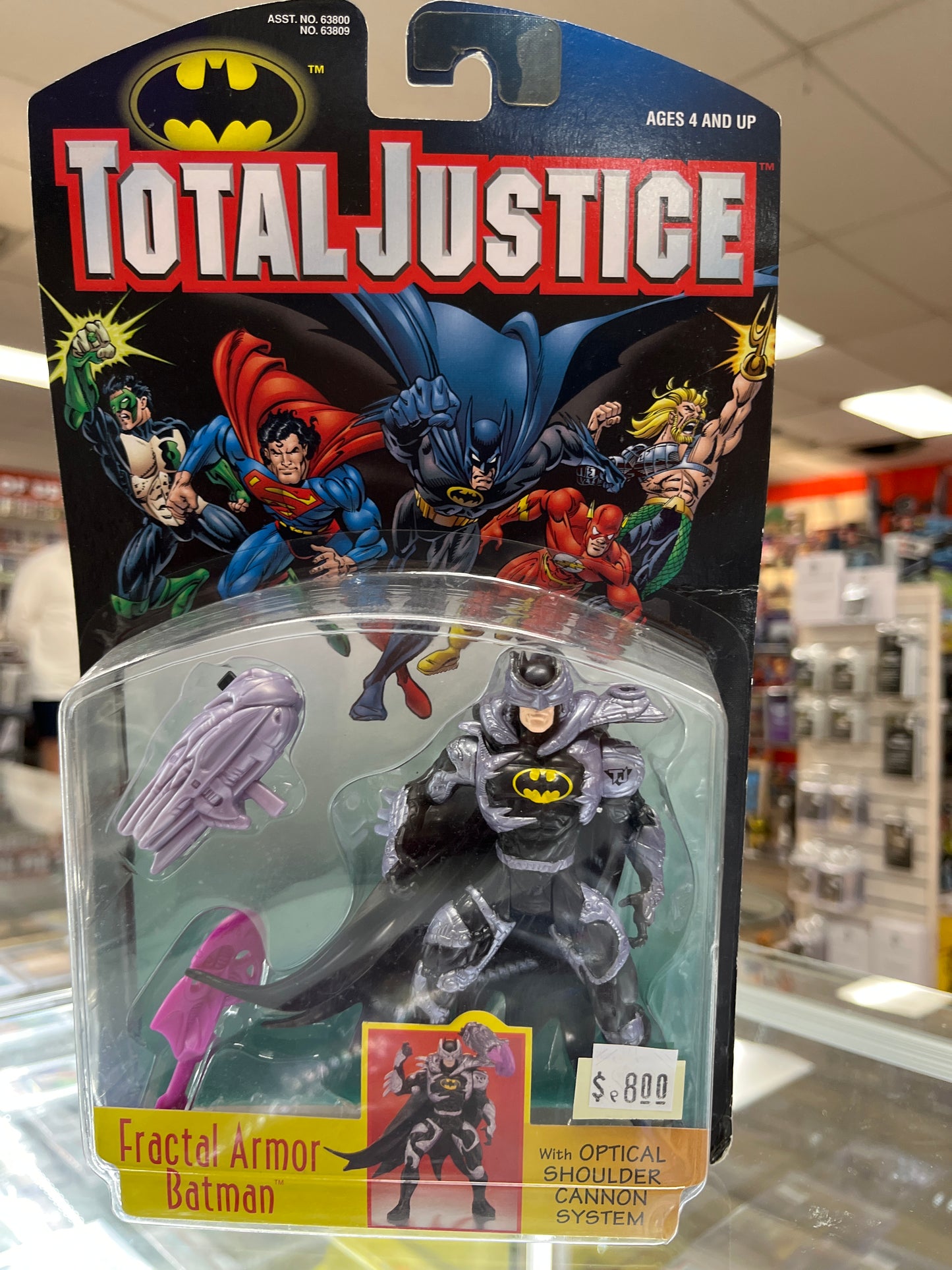 TOTAL JUSTICE FRACTAL ARMOR BATMAN ACTION FIGURE