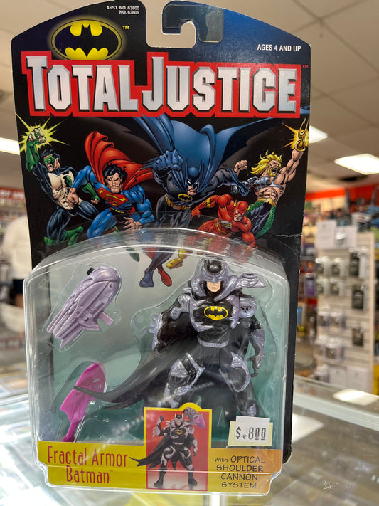 TOTAL JUSTICE FRACTAL ARMOR BATMAN ACTION FIGURE