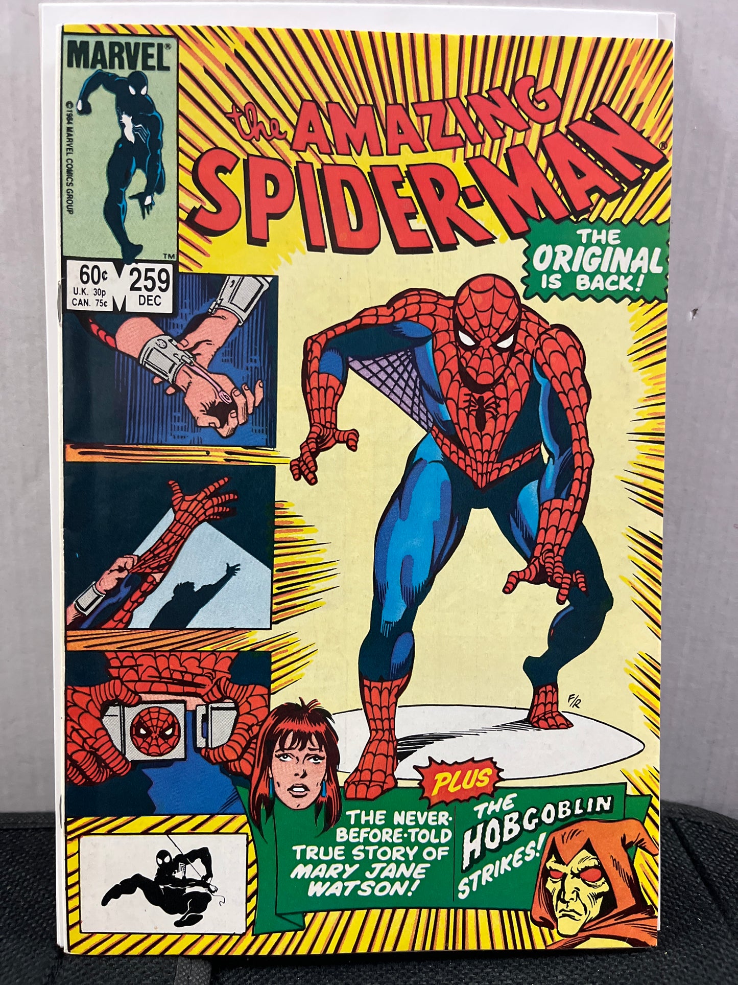 AMAZING SPIDER-MAN #259 VF/NM (1985, KEY ORIGIN MARY JANE!)