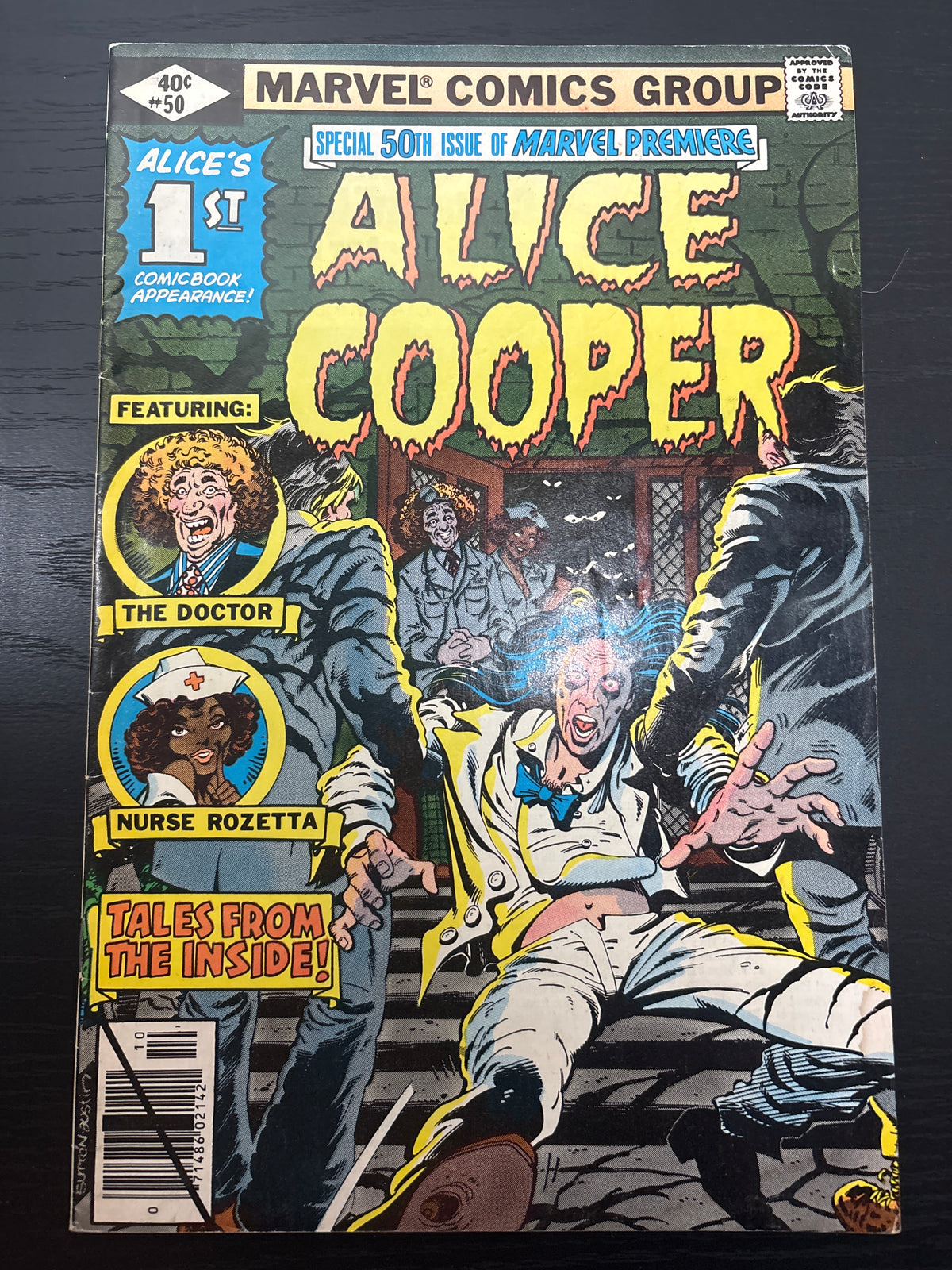 MARVEL COMICS GROUP ALICE COOOER ALICE’S 1ST APPEARANCE #50