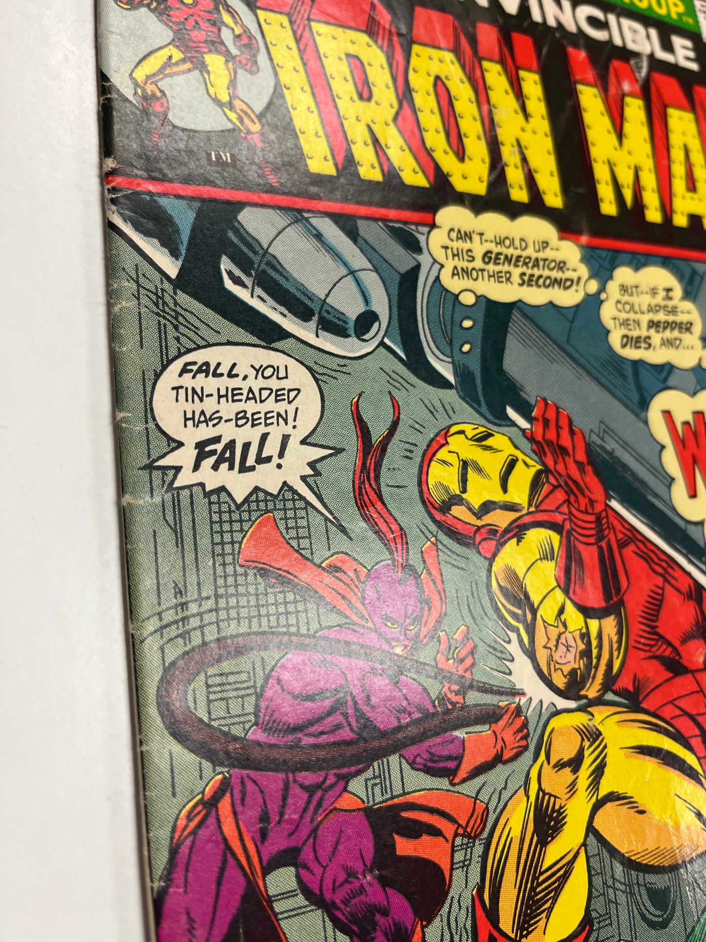 MARVEL COMICS THE INVINCIBLE IRON MAN #62 1973 FAIR CONDITION