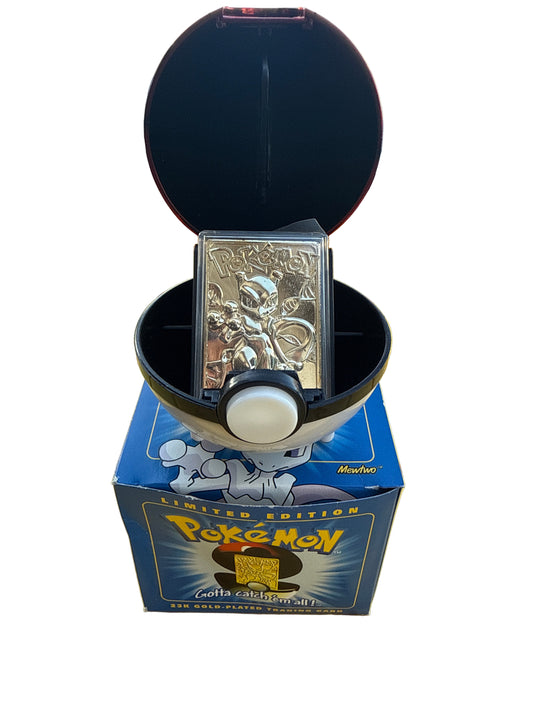 POKEMON 23KT GOLD-PLATED CARD MEWTWO BURGER KING