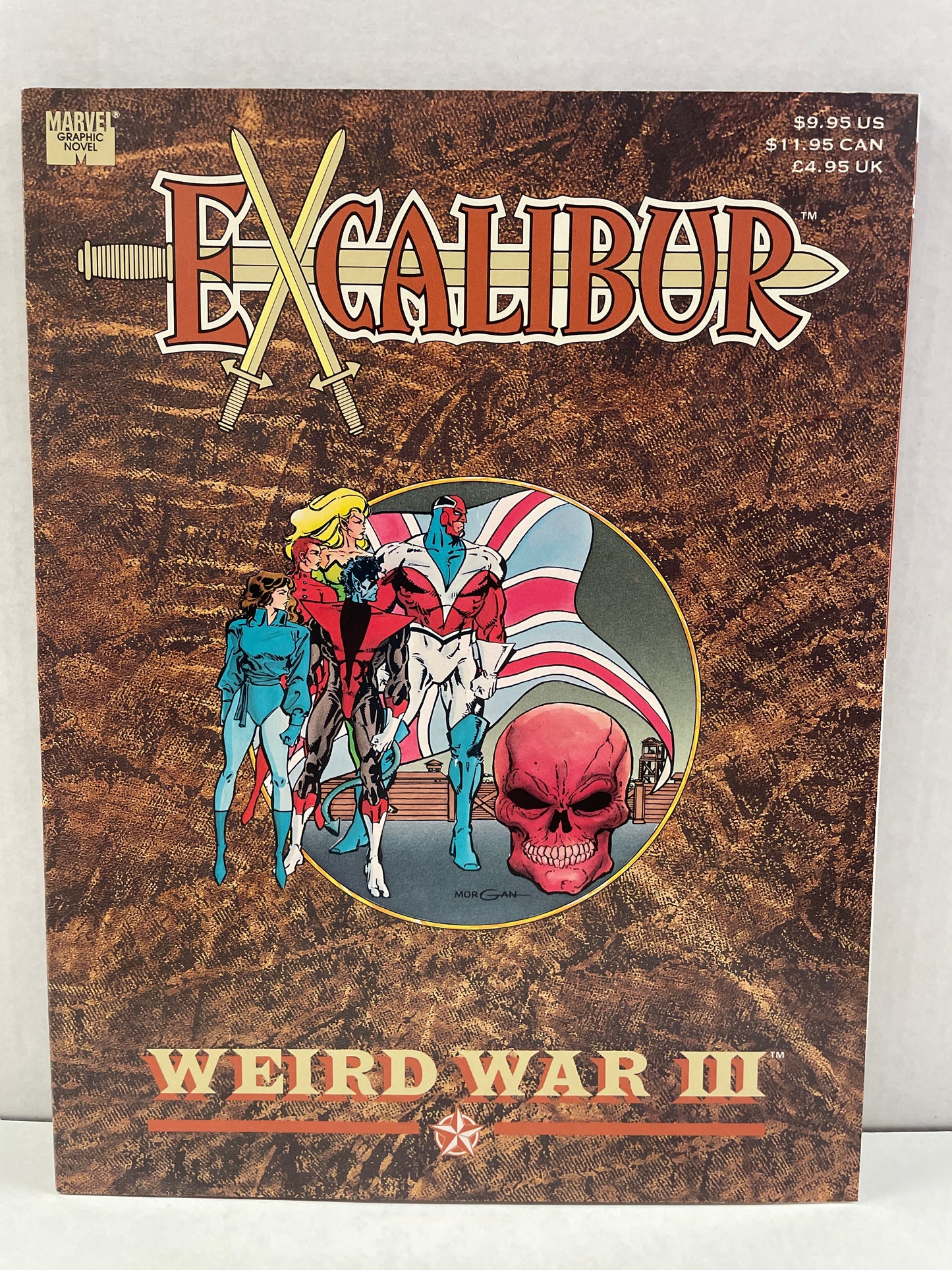 EXCALIBUR WEIRD WAR III TPB MARVEL GRAPHIC NOVEL (1990 1st PRINTING, MINTY!)